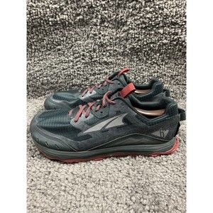 Altra Lone Peak 6 Trail Running Shoes Men's 10.5 Zero Drop Black/Red ALOA547L020